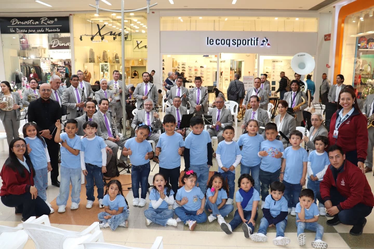 NIÑOS DE INICIACION MUSICAL AMADEUS, ASISTEN A CONCIERTO DE BANDA SINFÓNICA DEPARTAMENTAL